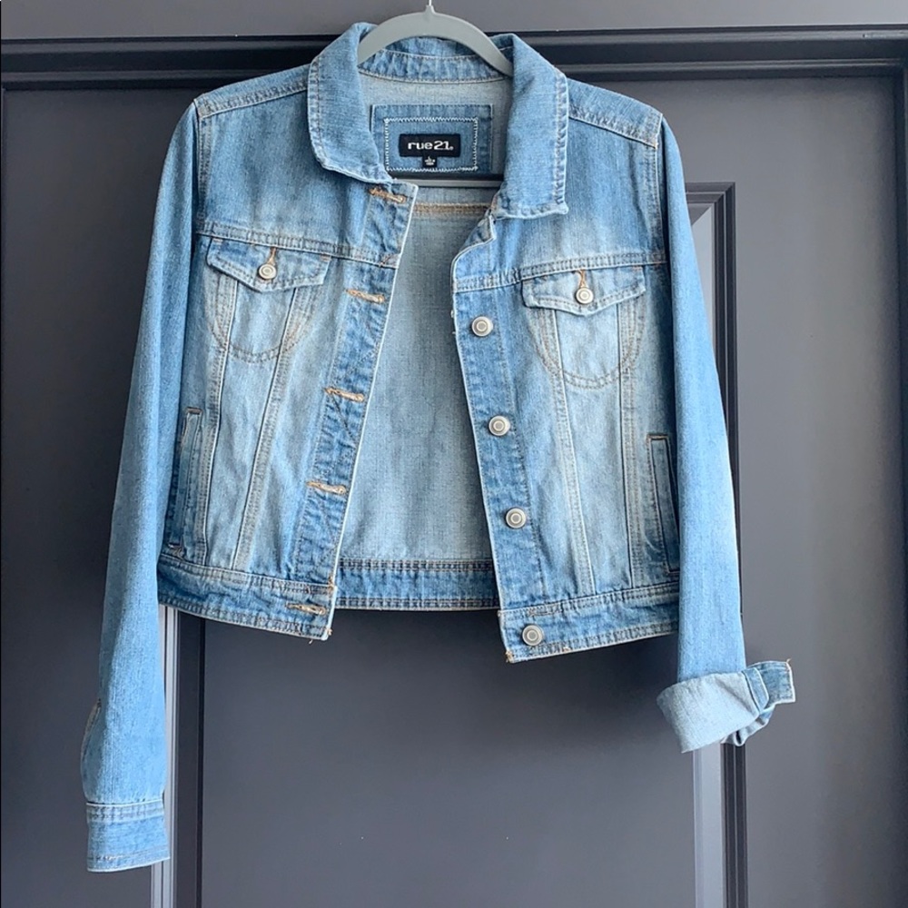 Cropped Jean Jacket